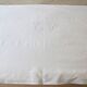 Old linen/cotton sheet large monogram