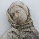 Church statuette. plaster monk. 40 cm.