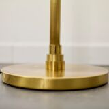 Floor lamp Gianfranco Frattini, metal gold and alabaster, Relco Milano