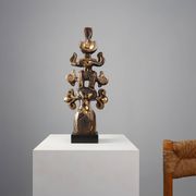 Totem signed and numbered by Elisabeth Vandeweghe for Perignem, Belgium, 19