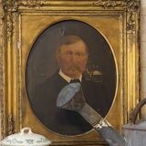 Portrait of a man with a mustache, 19th century