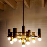 Gaetano Sciolari chandelier, Boulanger from the 70s