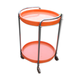 Vintage dessert seventies orange and chrome