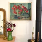 Old oil on wood dating from 1960