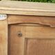 Parisian buffet 2 sliding doors raw wood oak