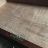 Dresser art deco top green veined marble