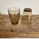 7 petits verres fumés vintage