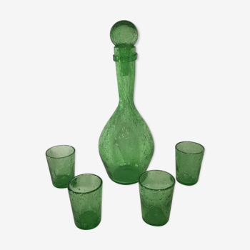 Biot glass and carafe service