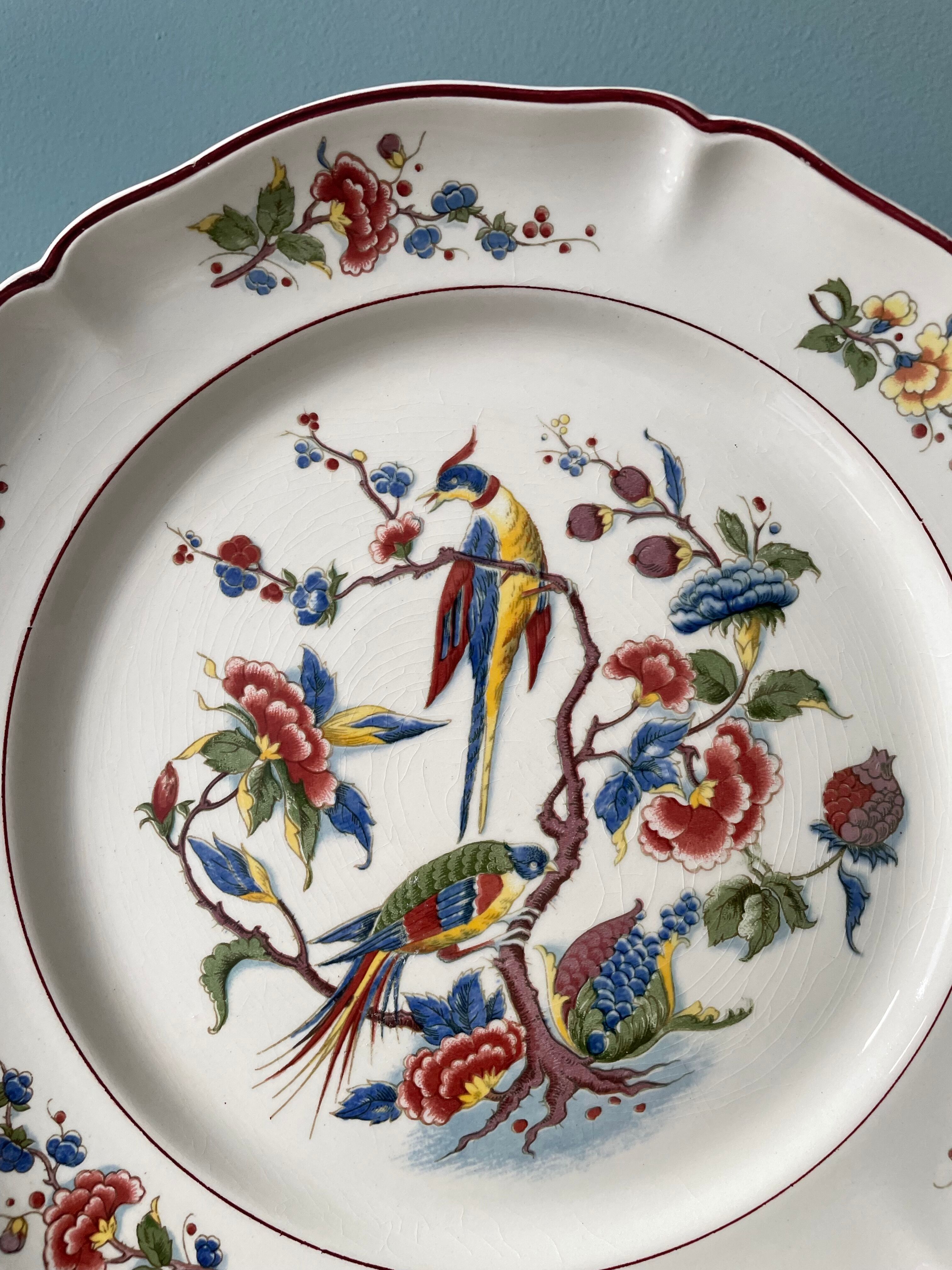 Set of 12 flat plates Villeroy and Boch, Phoenix model