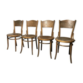 Suite de 4 chaises bistrot « Bernkop »