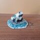 Joanna Hair (1955) Raku glazed ceramic frog