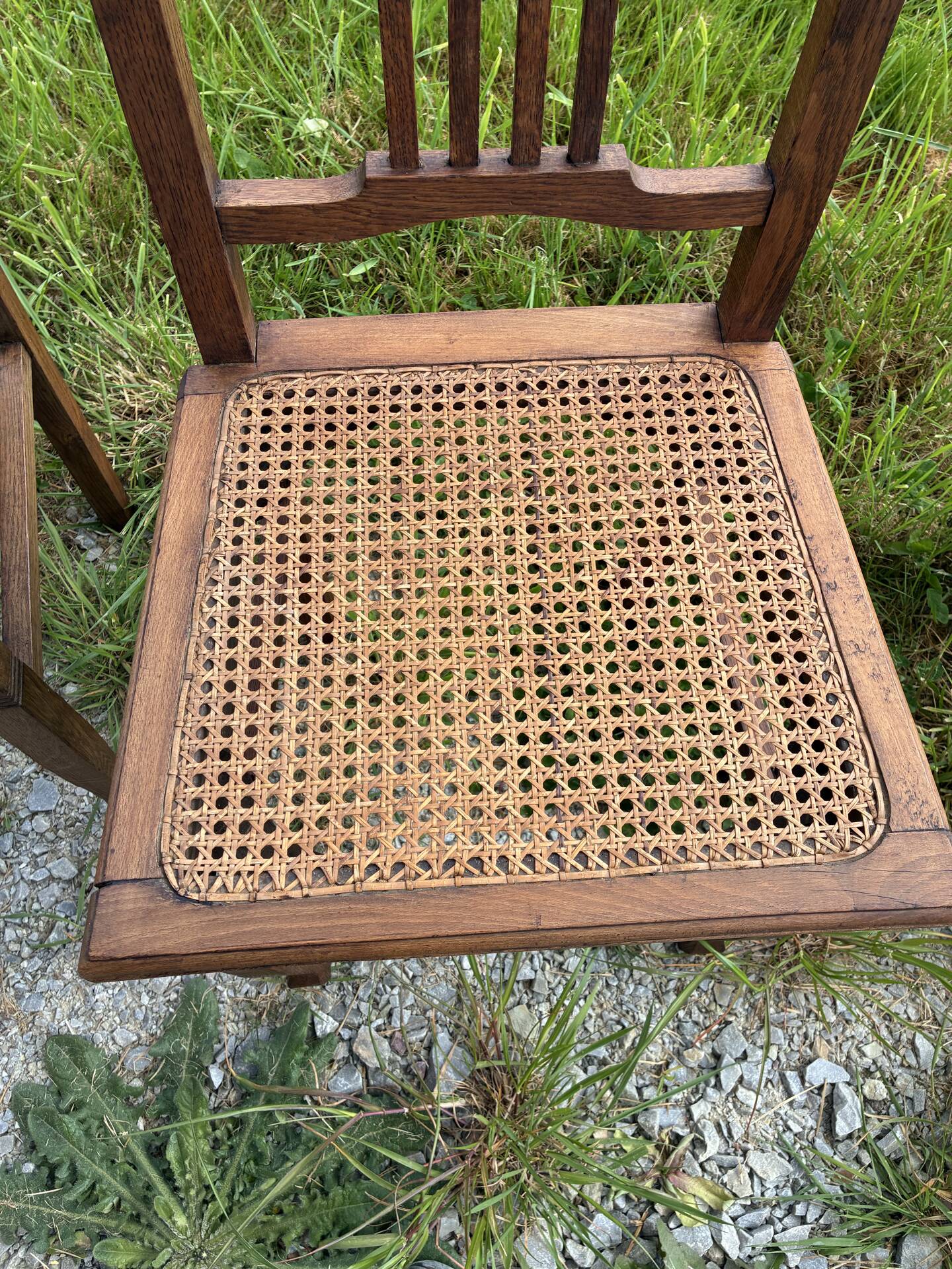 Art Nouveau chair pair