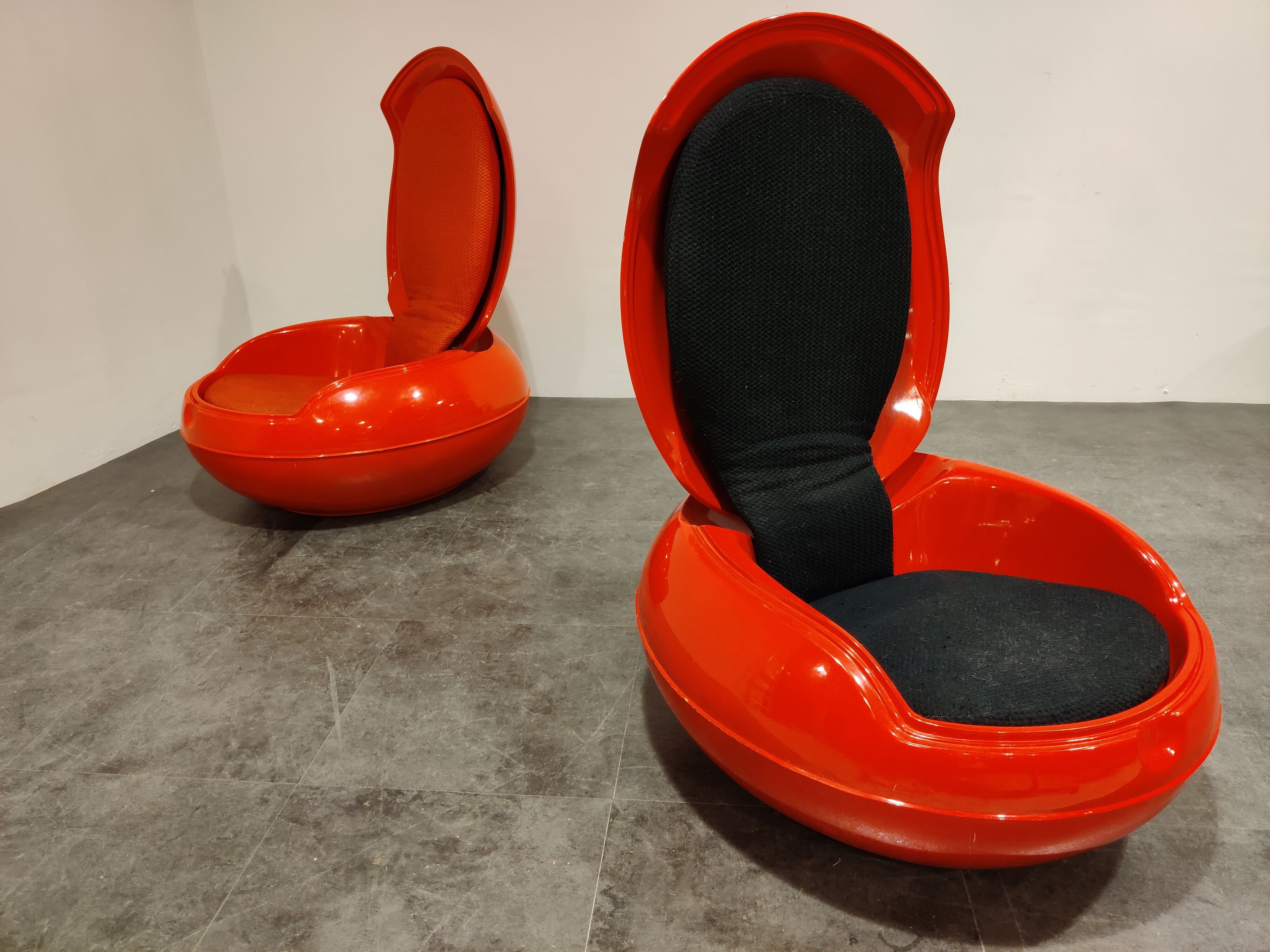 Peter Ghyczy egg chair set, 1960s