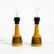 A pair of beautiful small ceramic table lamps by Cloos & Co., 1960s