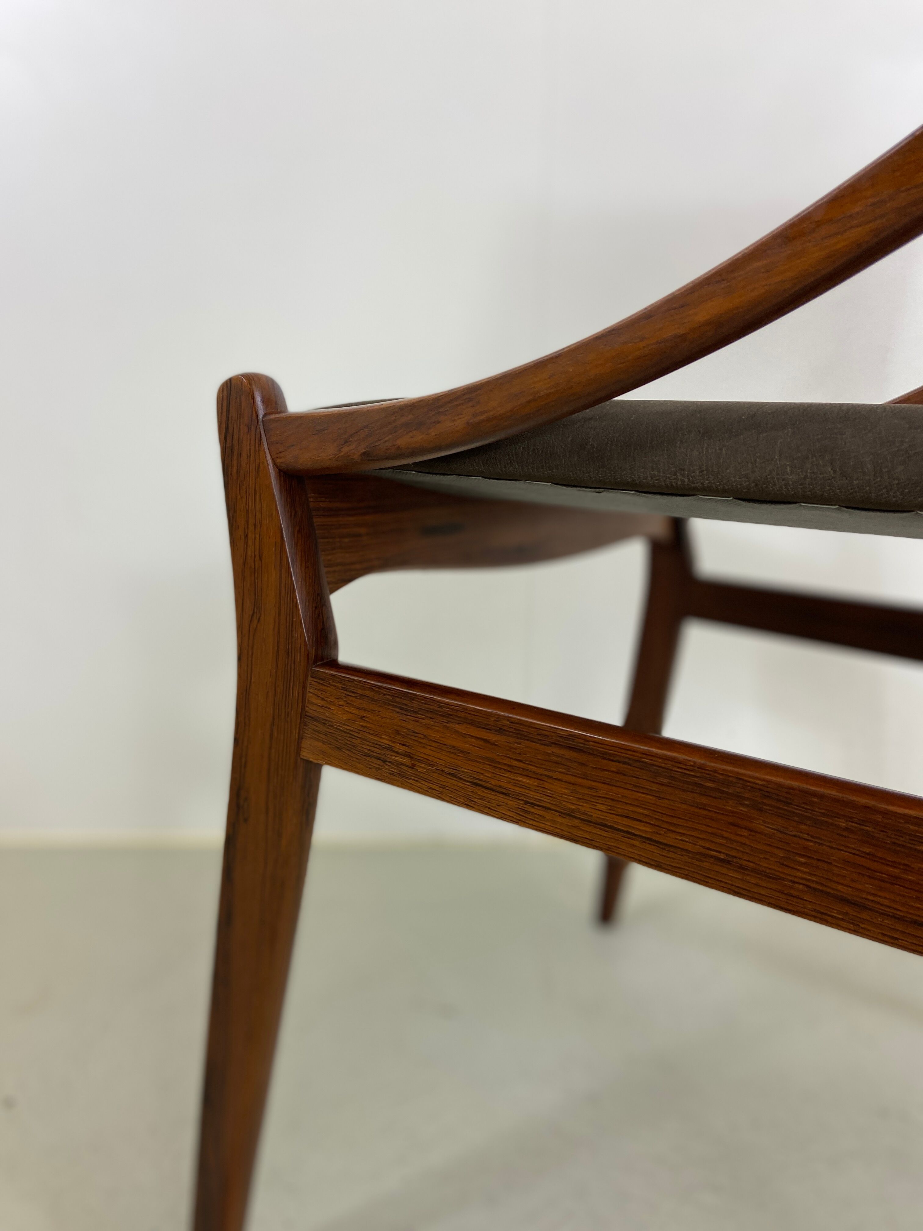 Danish Dining Chair in brazilian Rosewood, by Vestervig Eriksen