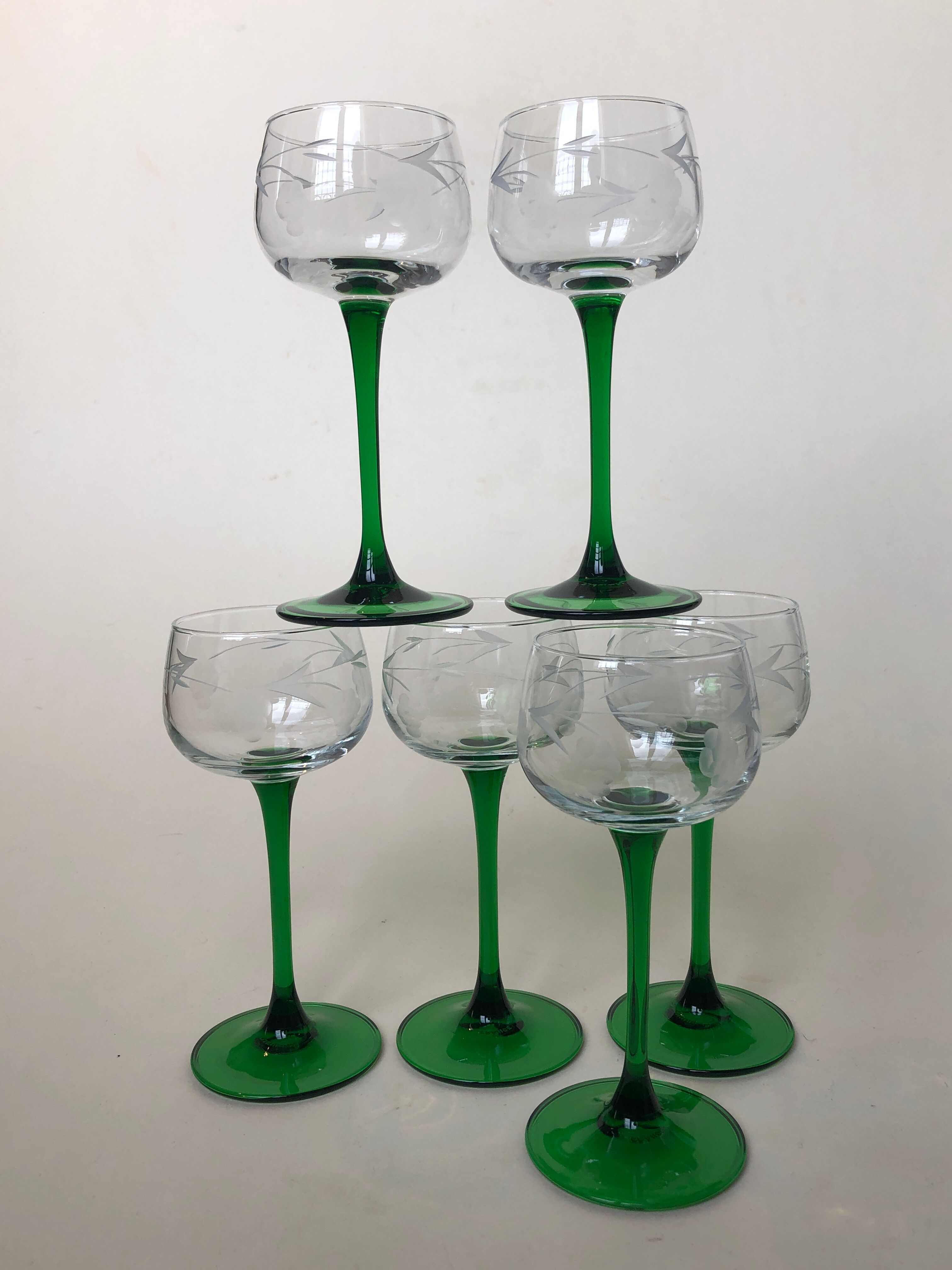 Set of 6 glasses Alsace Luminarc, made in France