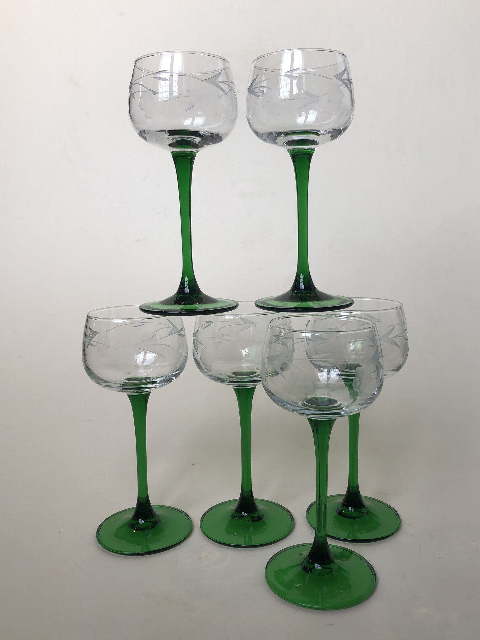 Set of 6 glasses Alsace Luminarc, made in France