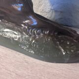 Large ancient sculpture – Reclining Greyhound after P.J. Mêne – edition