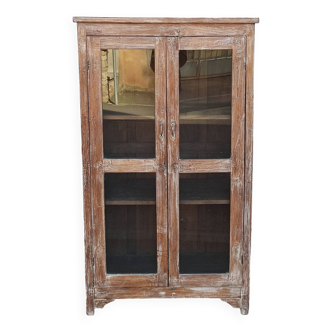 Old glass cabinet