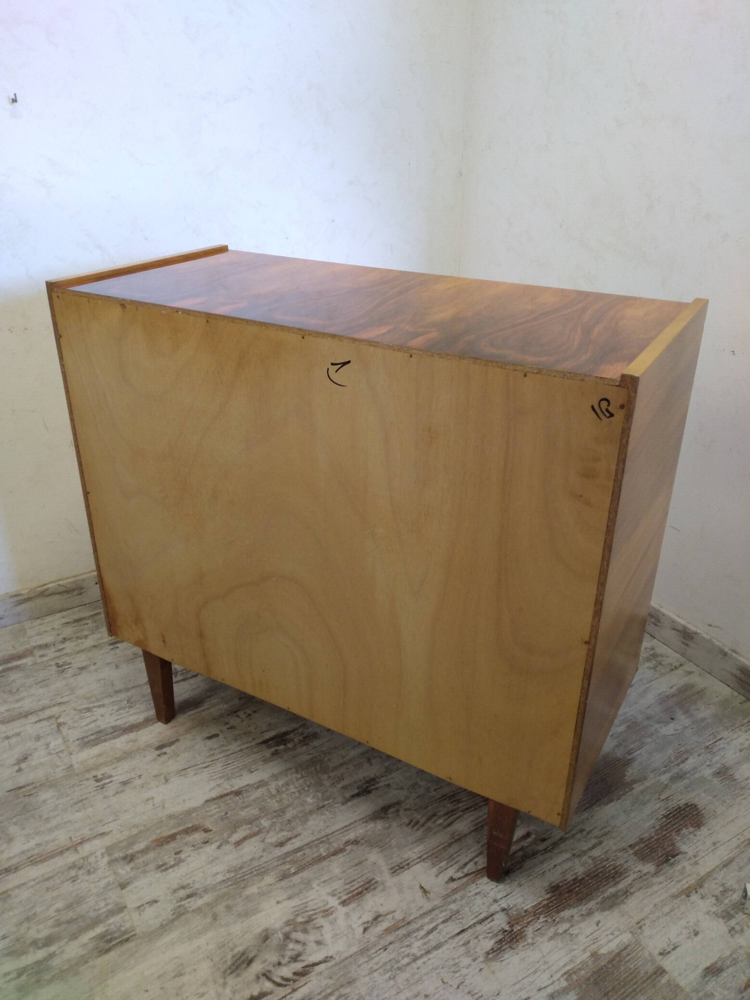 Vintage lacquered chest of drawers