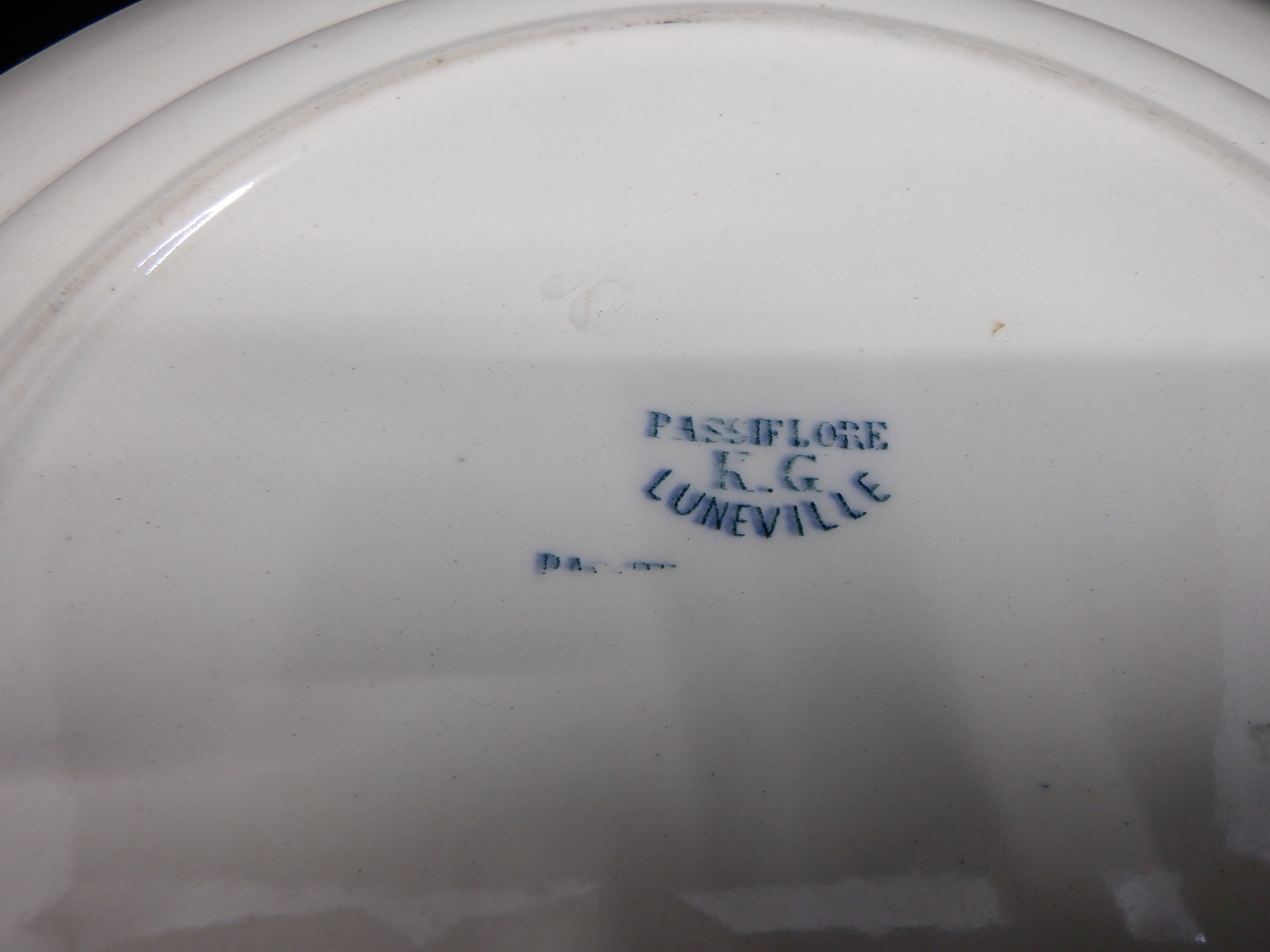 Round dish kg luneville