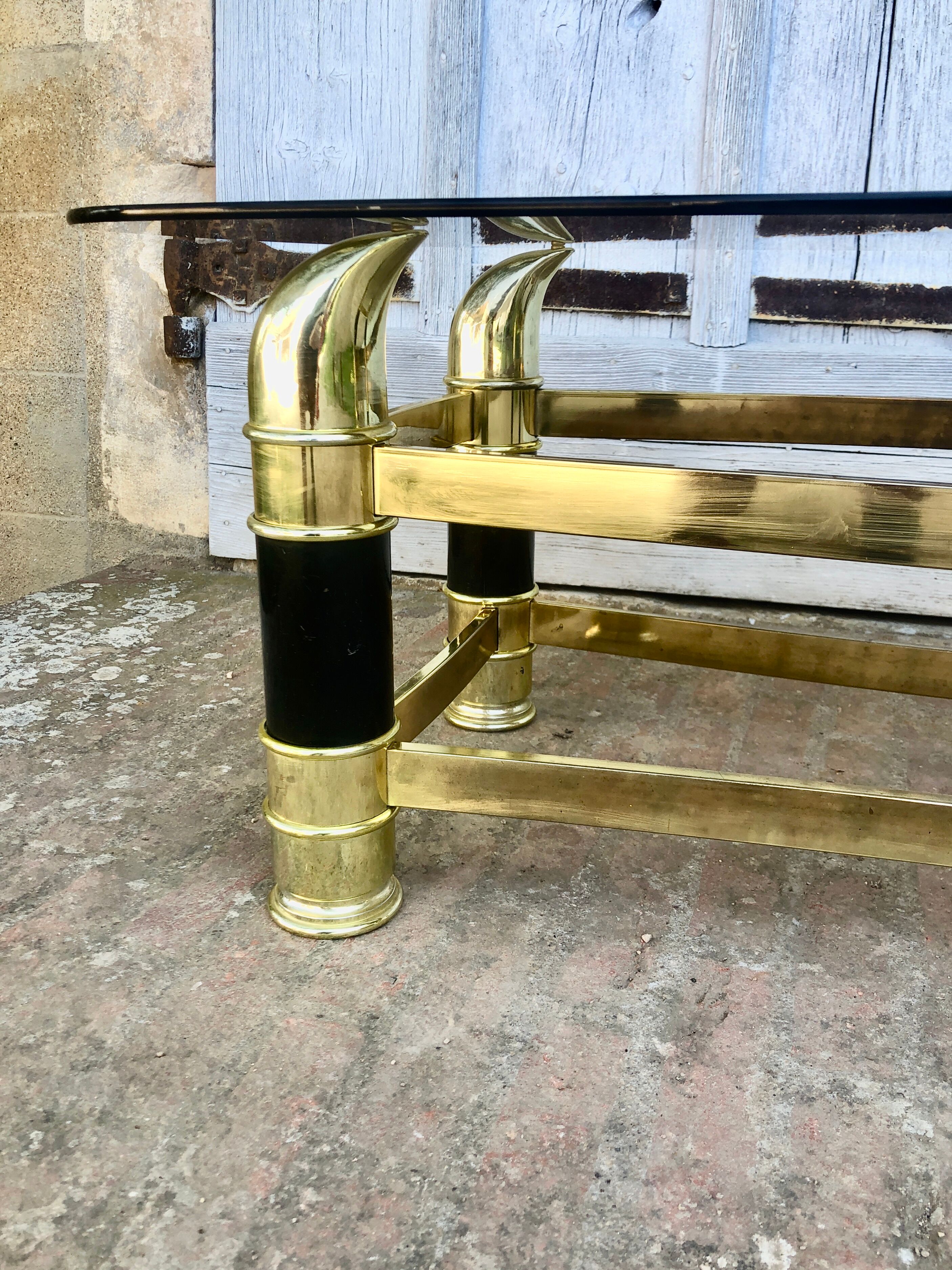 Hollywood regency coffee table