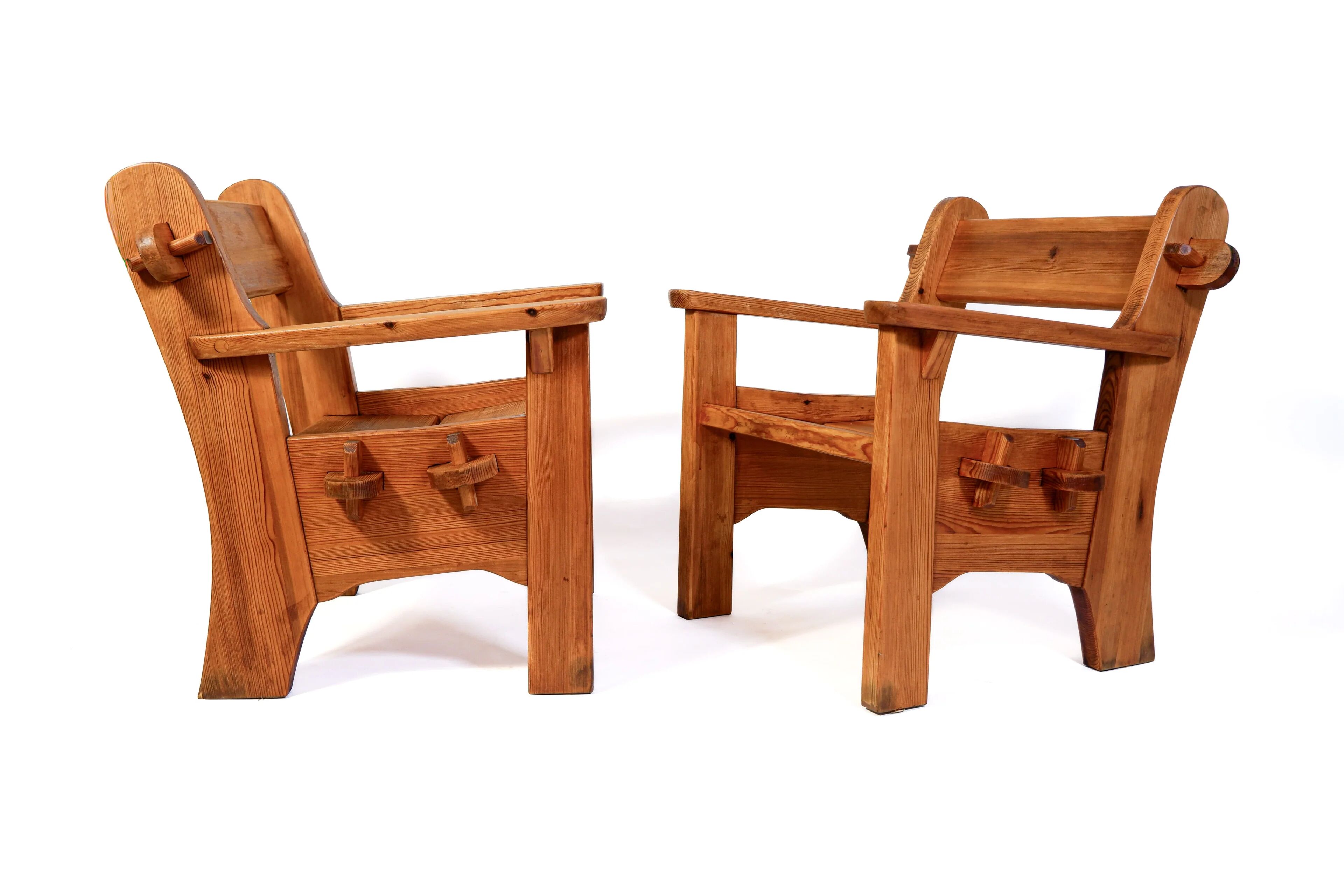 David Rosèn, pair of Berga armchairs for Nordiska Kompaniet, 1944.