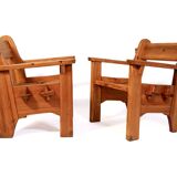 David Rosèn, pair of Berga armchairs for Nordiska Kompaniet, 1944.