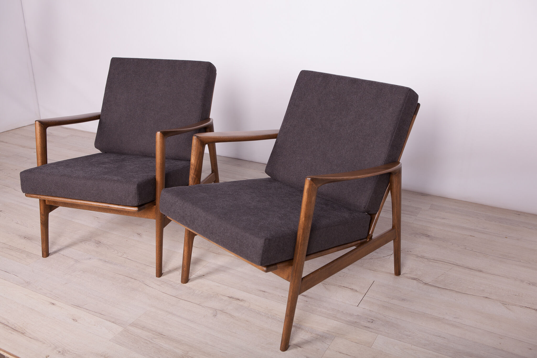 Model 300-139 Armchairs from Swarzędzka, 1960s, Set of 2