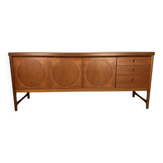 Buffet vintage unique en teck des années 1960, produit par Nathan, modèle « Ci »