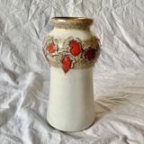 Vintage Strehla Keramik Vase - Fat Lava - East Germany