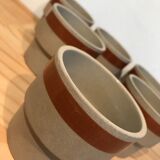 Lot of 6 sandstone cups