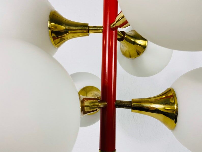 Red suspension by Kaiser, Germany, 60s