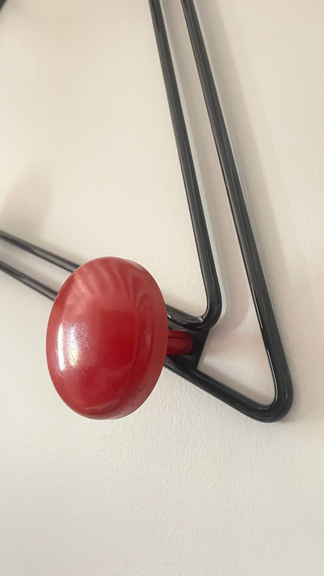 Portemanteau acier inspiration mategot