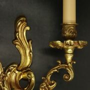 Pair of Louis XV style sconces by Lucien Gau Paris