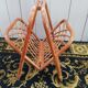 Vintage rattan magazine door, Czech