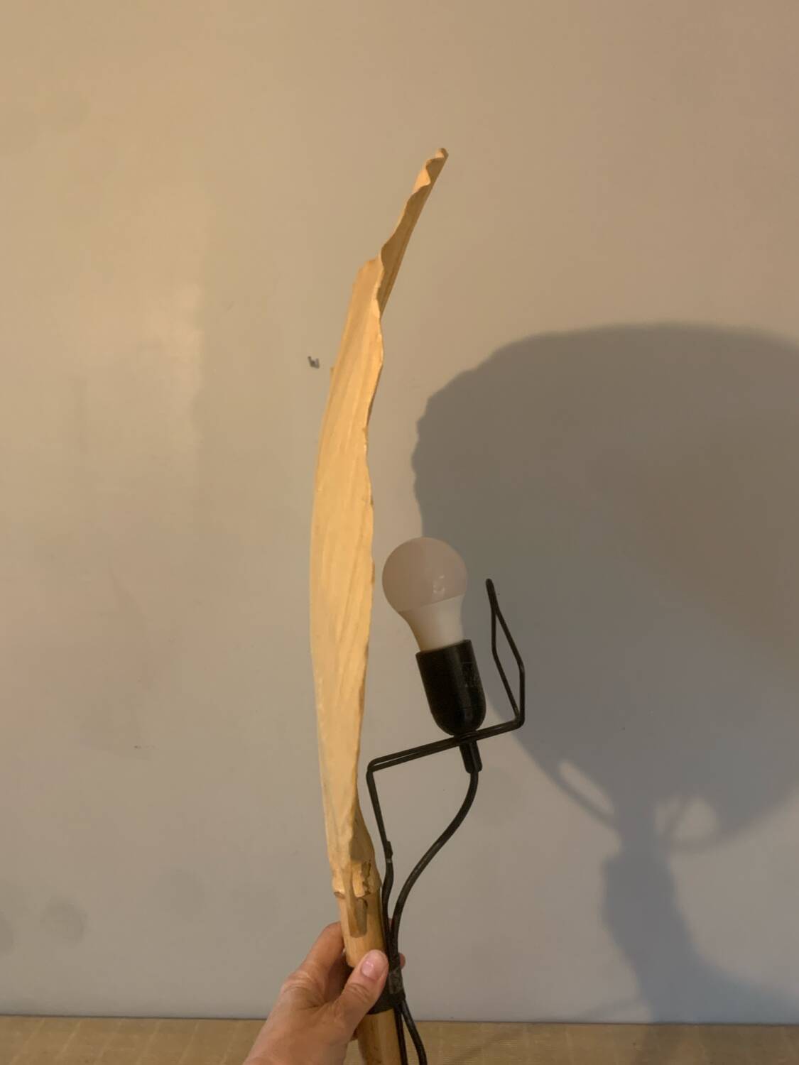 Uchiwa wall light pair by Ingo Maurer