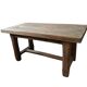 Table basse rustique en bois massif – Style Campagne Chic / Ferme
