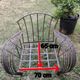 Wrought iron armchair