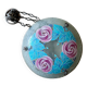 Joli lustre Art Déco Loys Lucha motif roses
