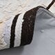 Cream & Brown Striped Vintage Kilim Rug, 204x279Cm