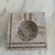 Square ashtray rough stone