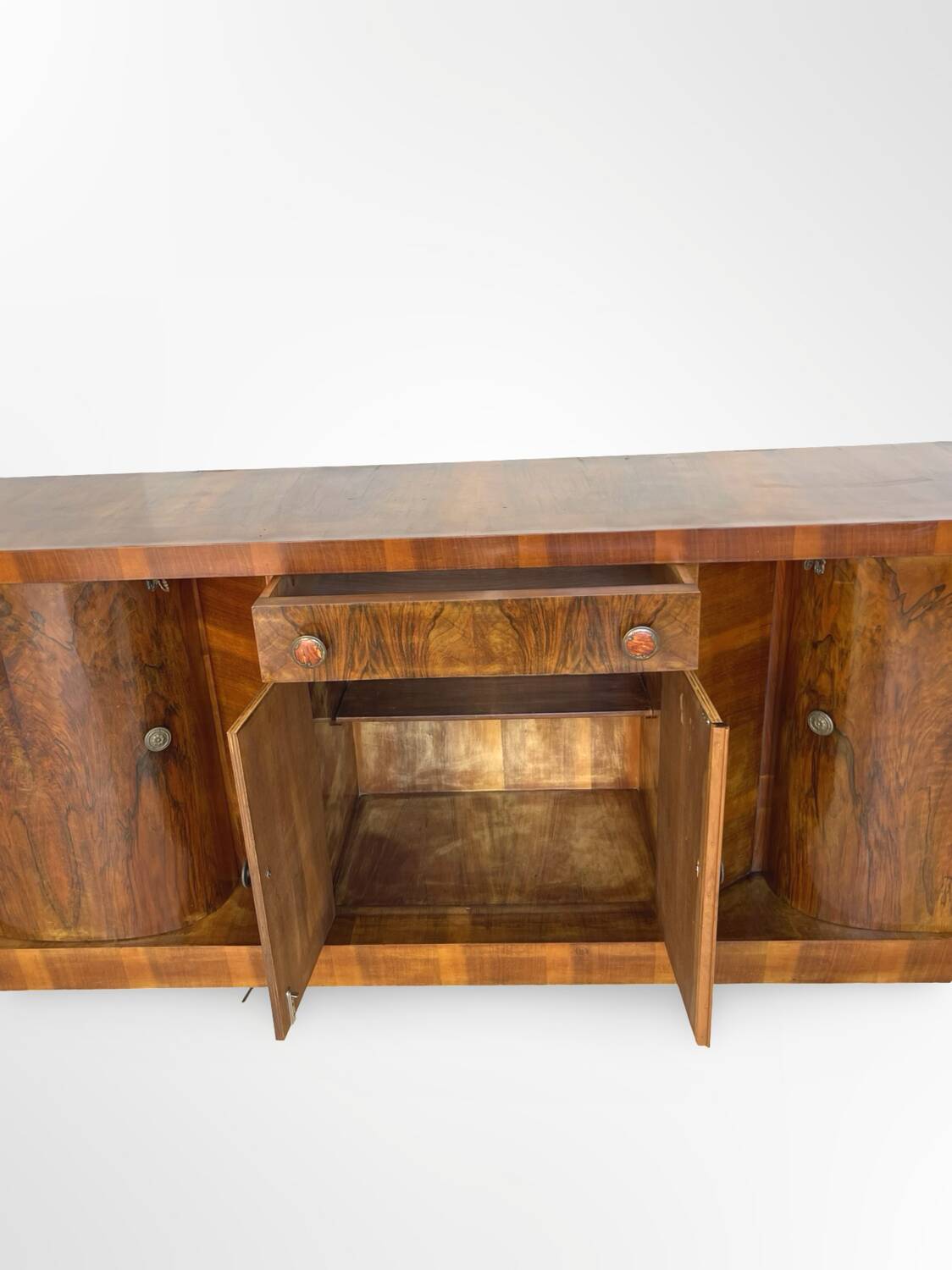 Impressionnant buffet Art déco italien des années 1930/1940