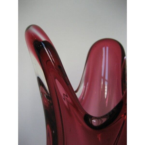 Vintage Val St. Lambert glass vase
