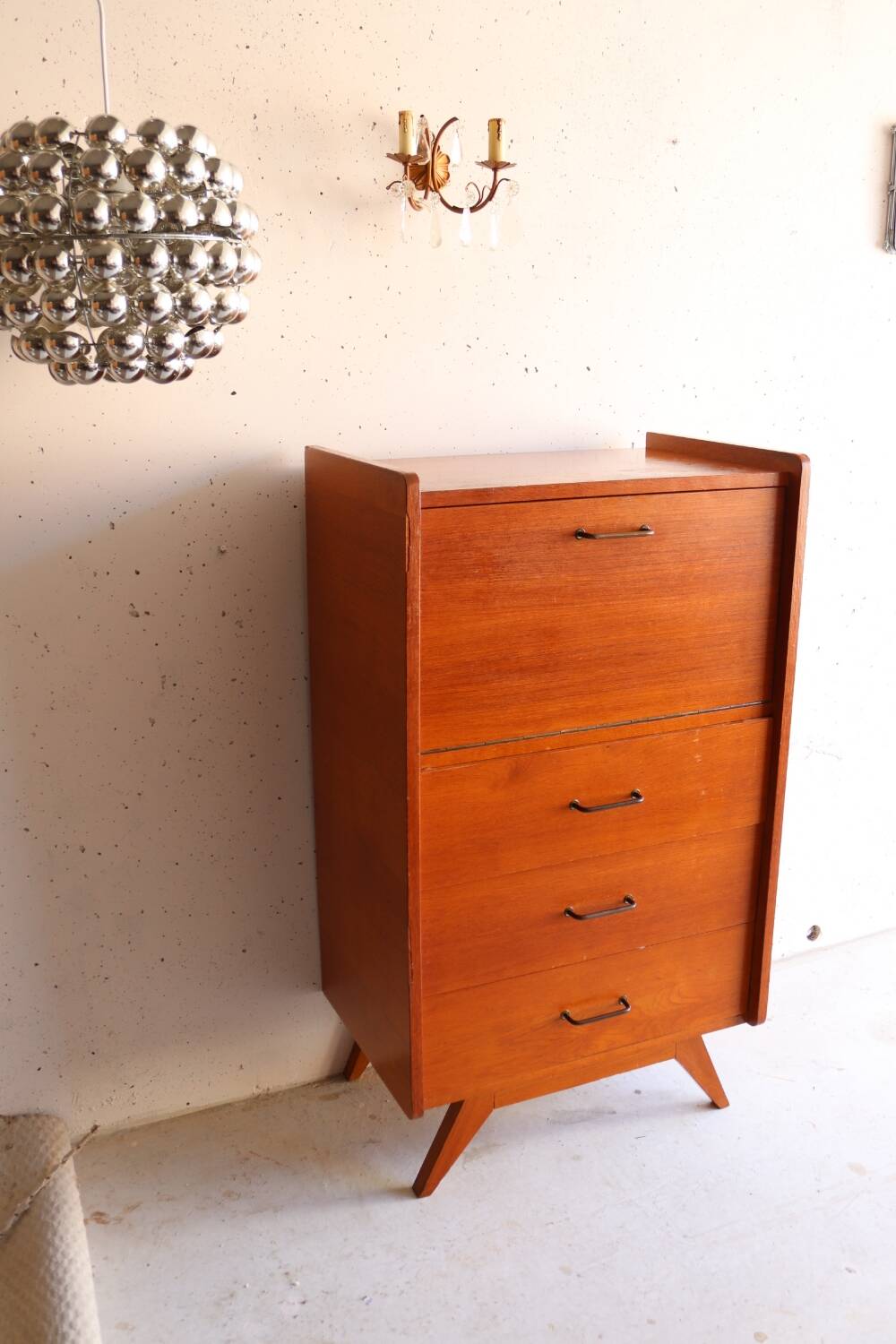 Chiffonnier secrétaire années 50