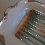 Plat a asperges Digoin Sarreguemines 1950