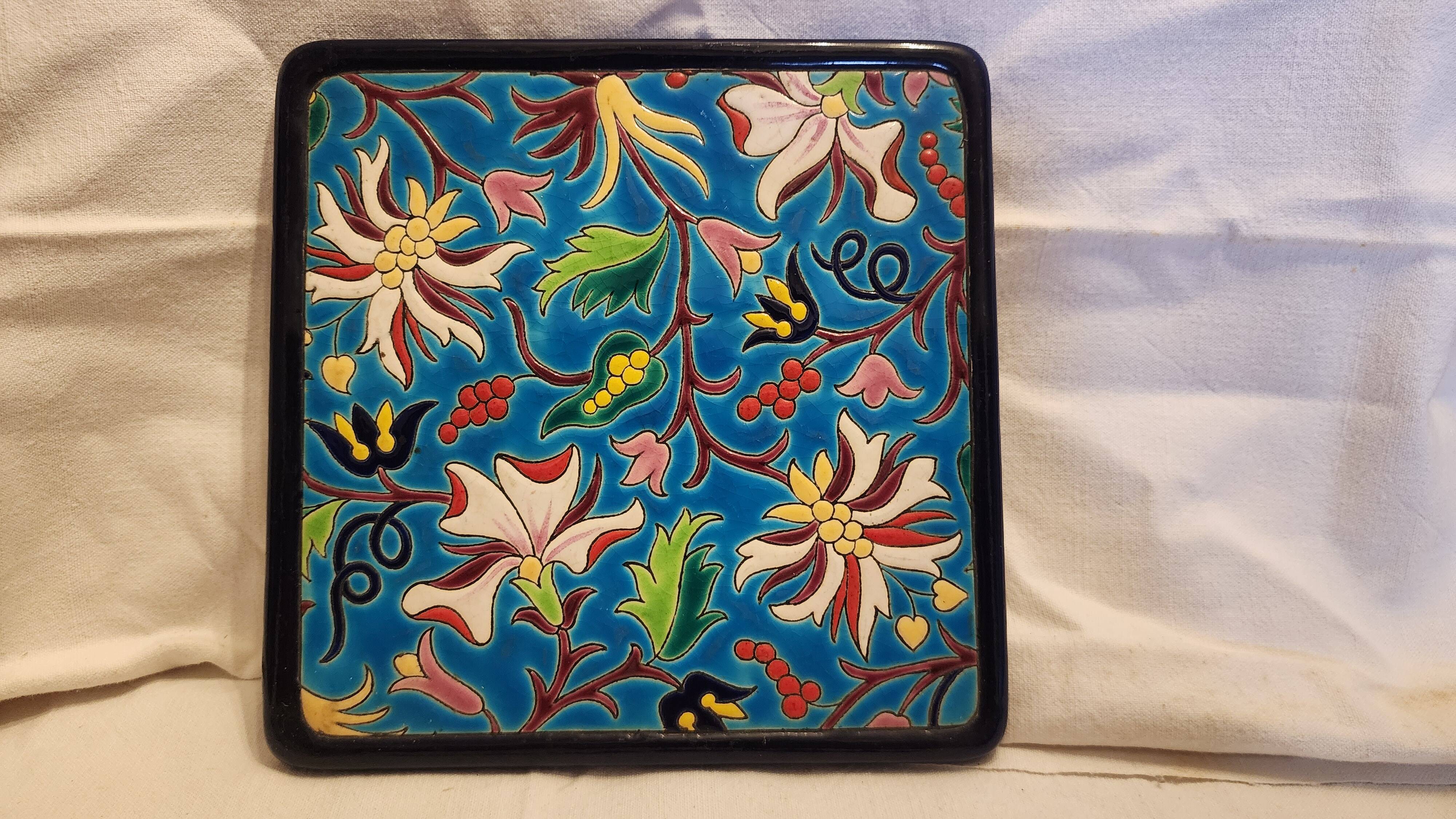 Longwy Enamel Trivet