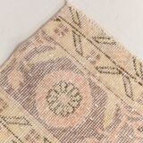 3x12 Cream Beige Persian Runner Rug 86x358Cm SK 17433