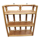 Vintage 70's rattan shelf