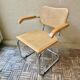 Cesca B64 armchair designed by Marcel Breuer, vintage Italy, 1980s.